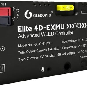 Illustratiivne tootepilt: Gledopto Elite 4D-EXMU WLED LED-kontroller