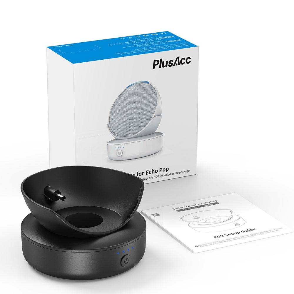 PlusAcc E09-A aku-alus Echo Pop kõlarile, must