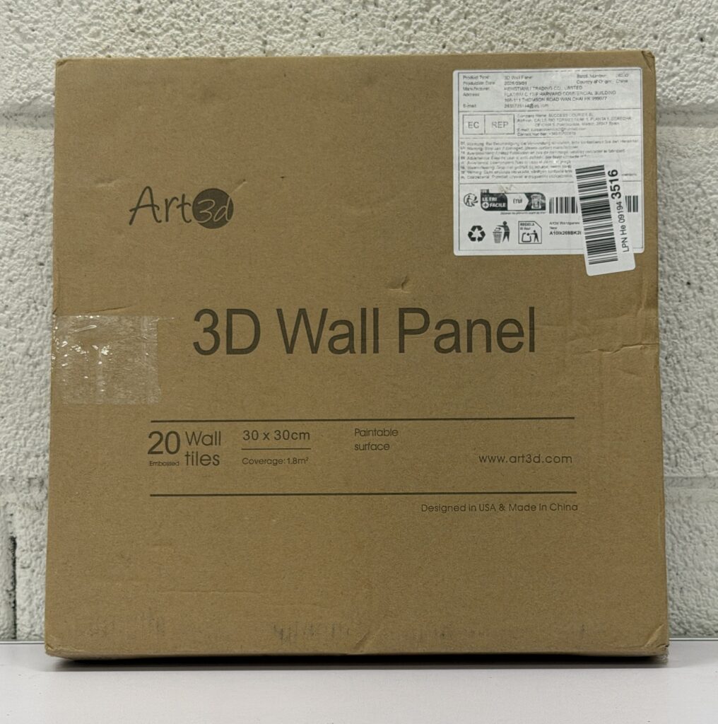 Art3d 3D seinapaneelid, 30 × 30 cm, 20 tk