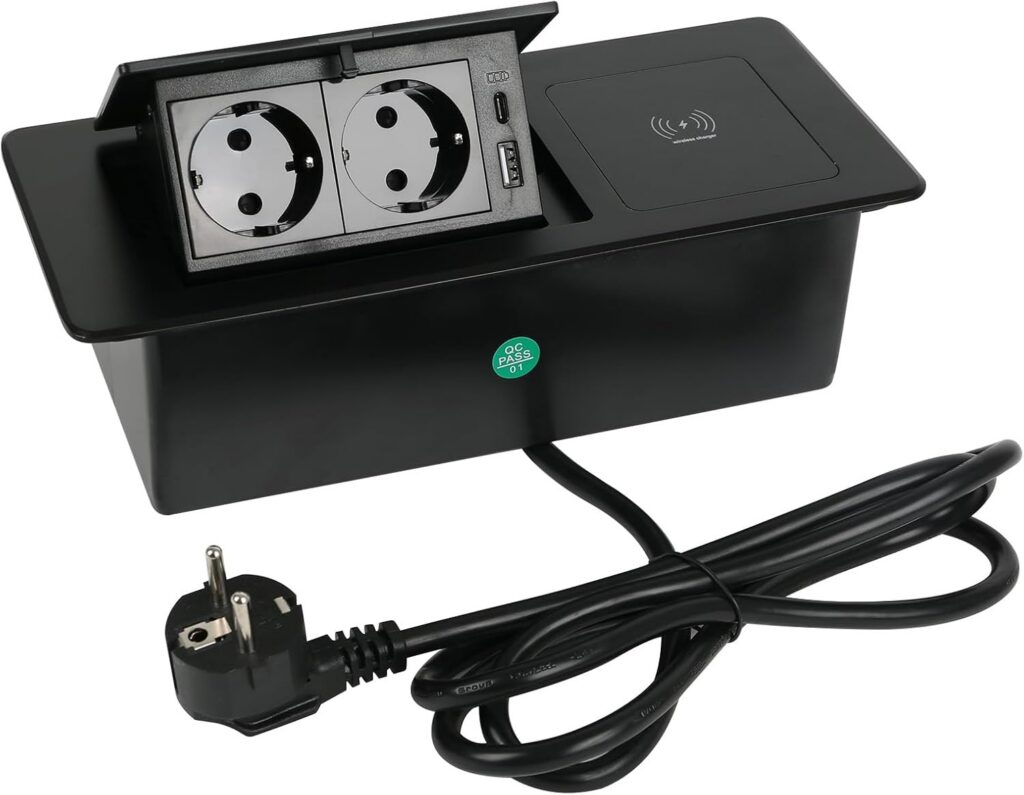 JACEPFY süvistatav lauapistikupesa USB-pesadega — sarnase toote illustratiivne pilt