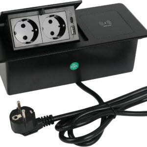 JACEPFY süvistatav lauapistikupesa USB-pesadega — sarnase toote illustratiivne pilt